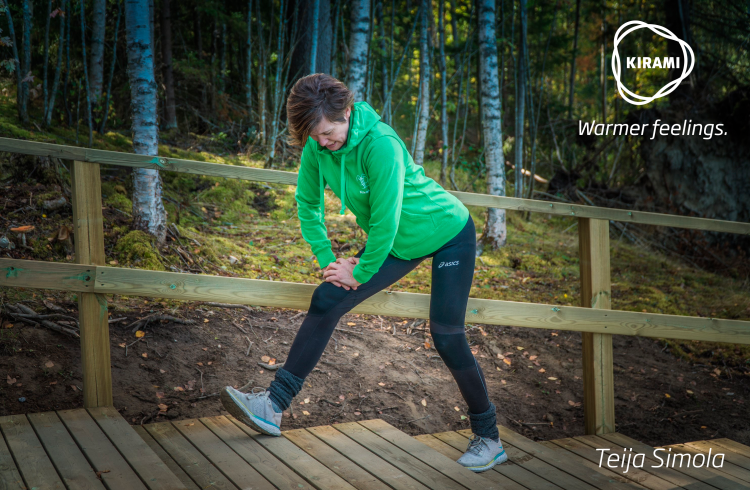 Teija Simola möchte jeden ermuntern, seine Bewegung möglichst vielfältig zu gestalten. | Kirami