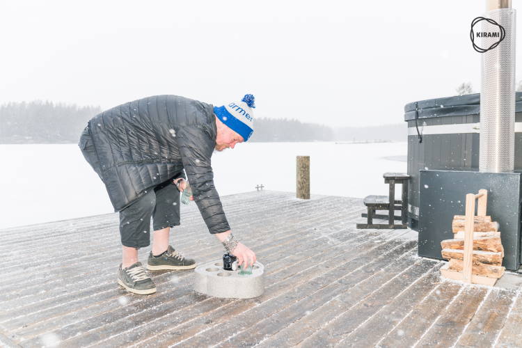 Ville Haapasalo | Absoluter Favorit meiner Kinder ist der schwimmende Getränkehalter Tubbar 2, der stets mit Getränken bestückt sein muss | Kirami