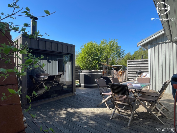 traumHaff | Gartensauna und Badefass sind die perfekte Kombination | Kirami