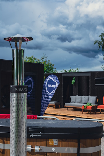 Badefass mit warmem oder kaltem Wasser | Kirami Badefass