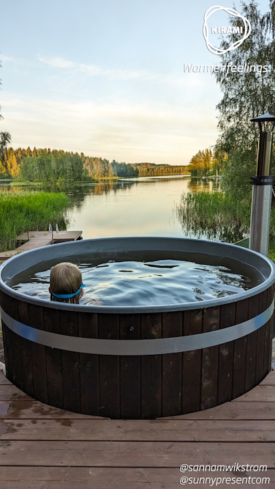 Im Badefass kann man das Leben mit allen Sinnen genießen! | Kirami
