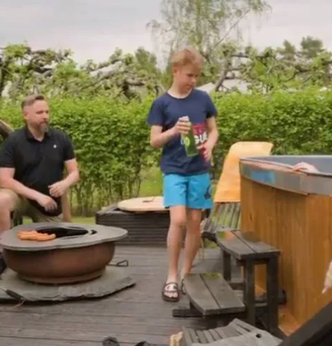 Nach dem Training wird gegrillt und im Badefass gebadet | Kirami