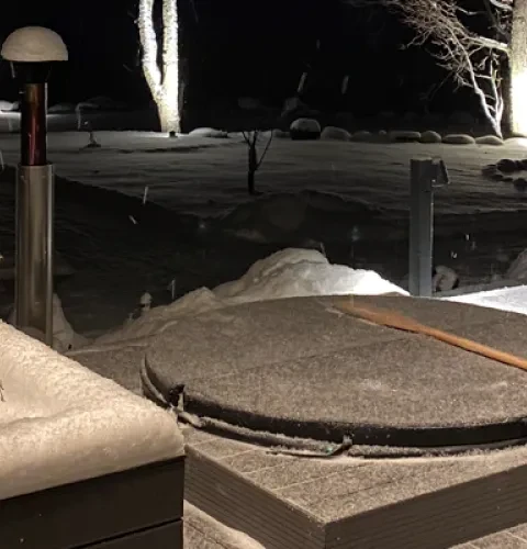 Kirami-Badefass macht Ferienhausterrasse zum Paradies | Kirami