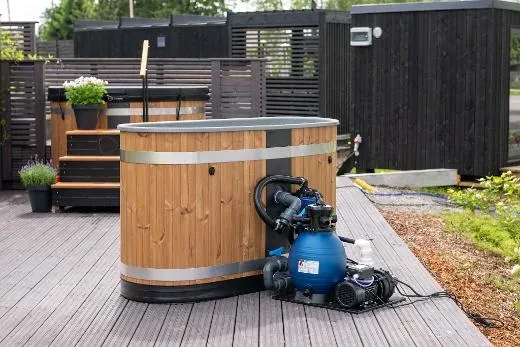 Premium Tiny Flow 2kW Thermowood, LightGray