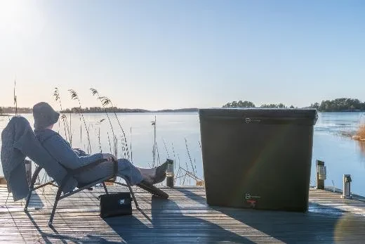 Comfort BlackIce S - BlackLeather, grau