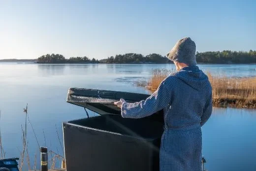 Comfort BlackIce S - BlackLeather, grau