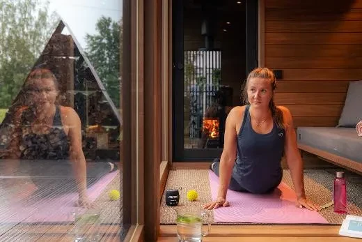 Ein geräumiger Yoga-Raum in Ihrem Garten | Kirami FinVision® -Lounge XL Misty