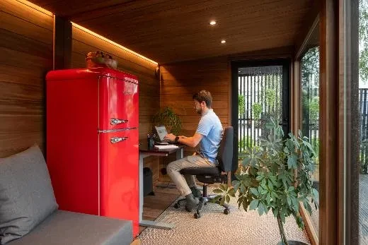 Mobiler Arbeitsplatz im eigenen Garten | Kirami FinVision® - lounge XL Misty