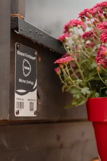 Kirami FinVision® -sauna M Misty | Außensauna