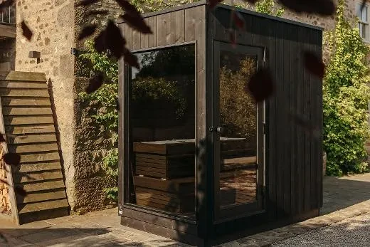 Kirami FinVision® -sauna S Misty | Die kleine Sauna für Ihren Garten